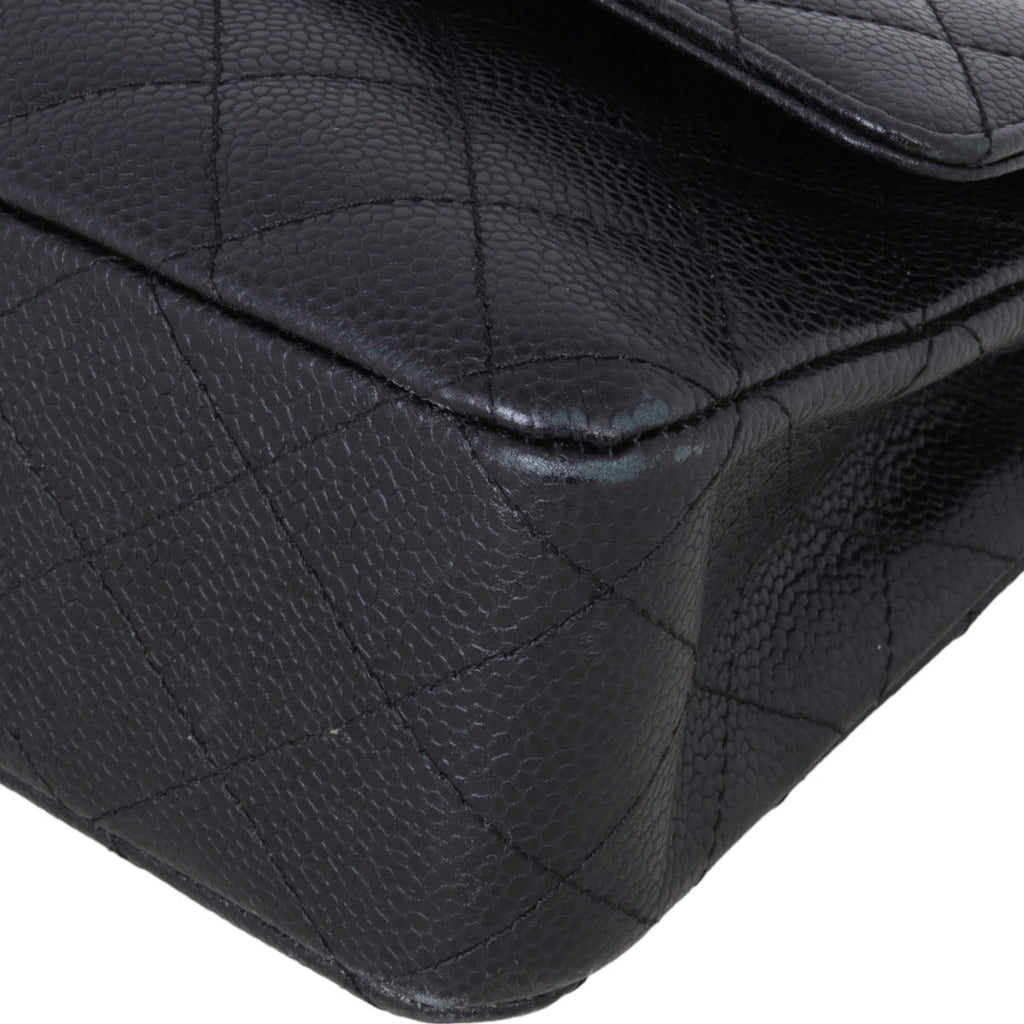 Chanel Classic Double Flap Medium | Black Caviar Silver Hardware