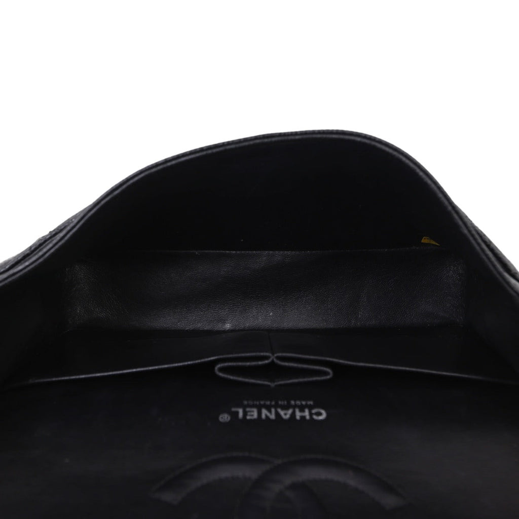 Chanel Classic Double Flap Medium | Black Caviar Silver Hardware