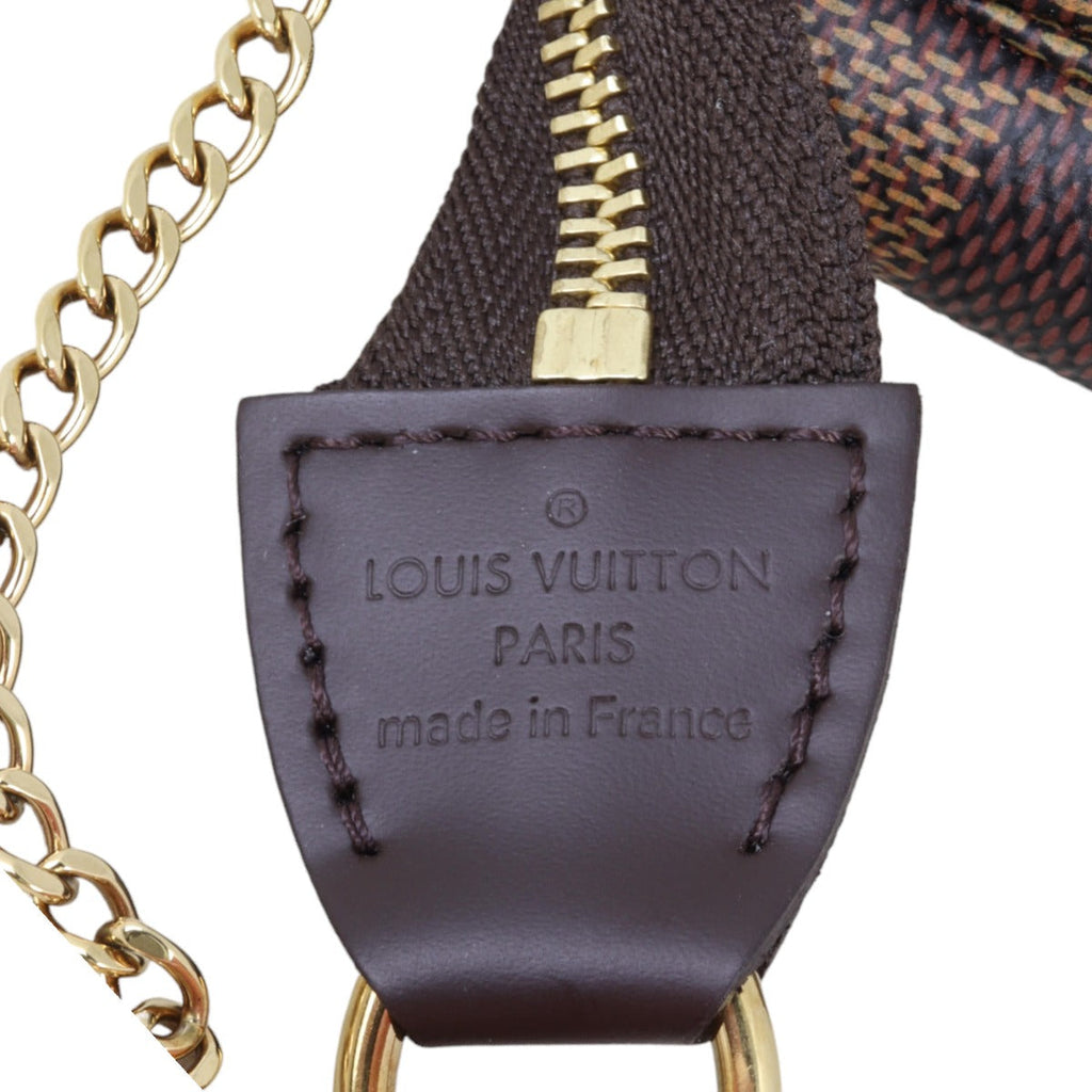 Louis Vuitton Mini Pochette Accessoires Damier Ebene