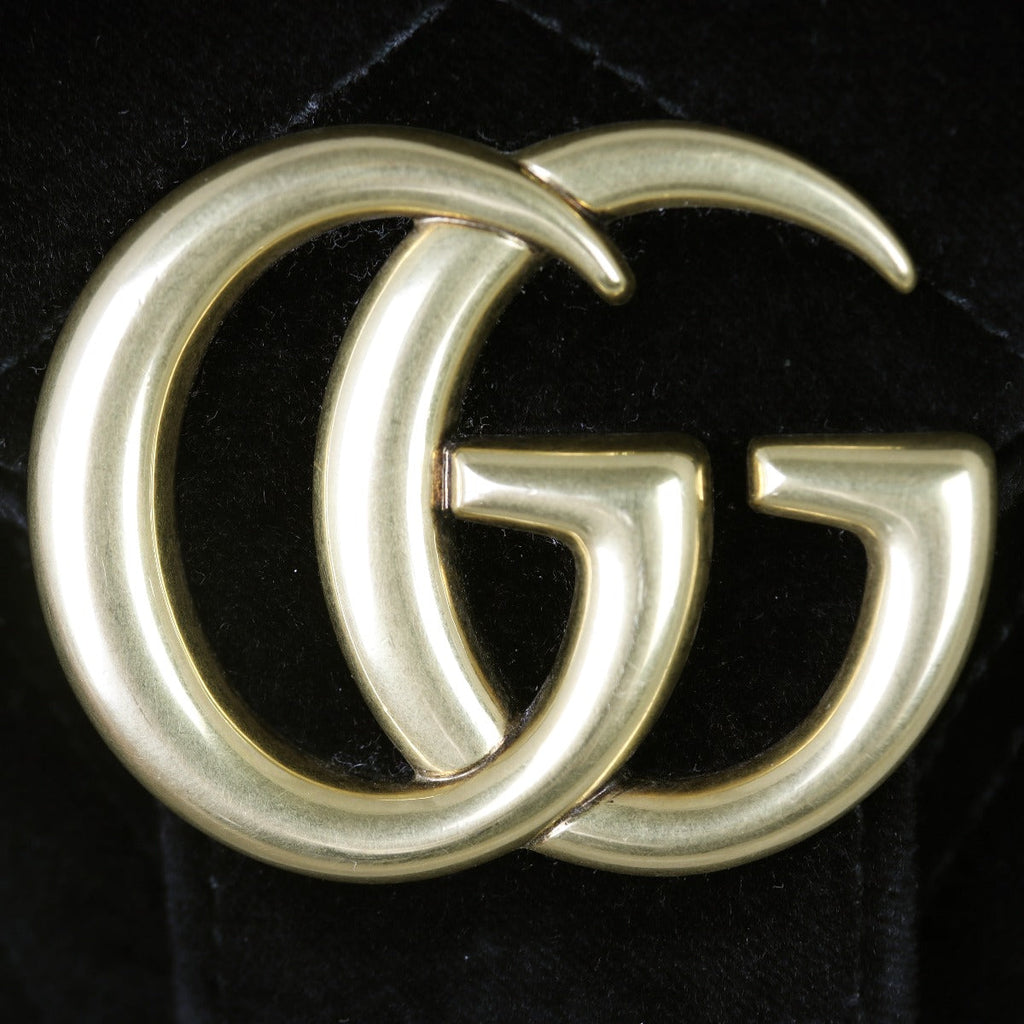Gucci GG Marmont Small Velvet Shoulder Bag
