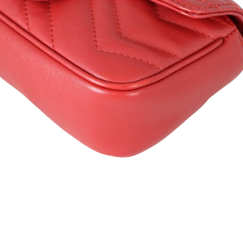 Gucci GG Marmont Matelasse Super Mini Shoulder Bag