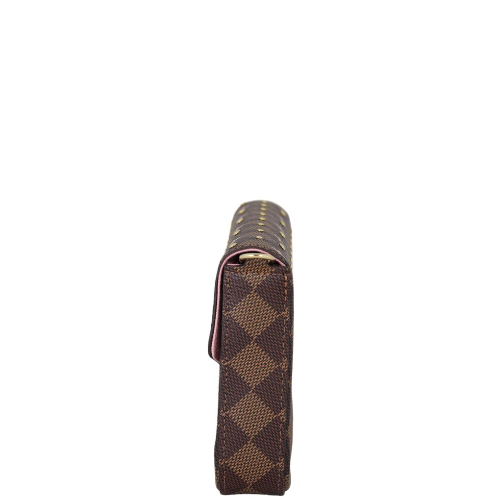 Louis Vuitton Pochette Felicie Damier Ebene Studded