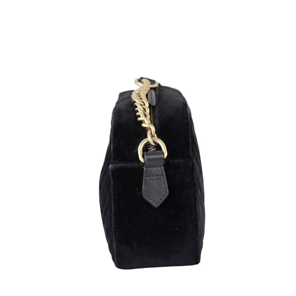 Gucci GG Marmont Velvet Small Camera Bag