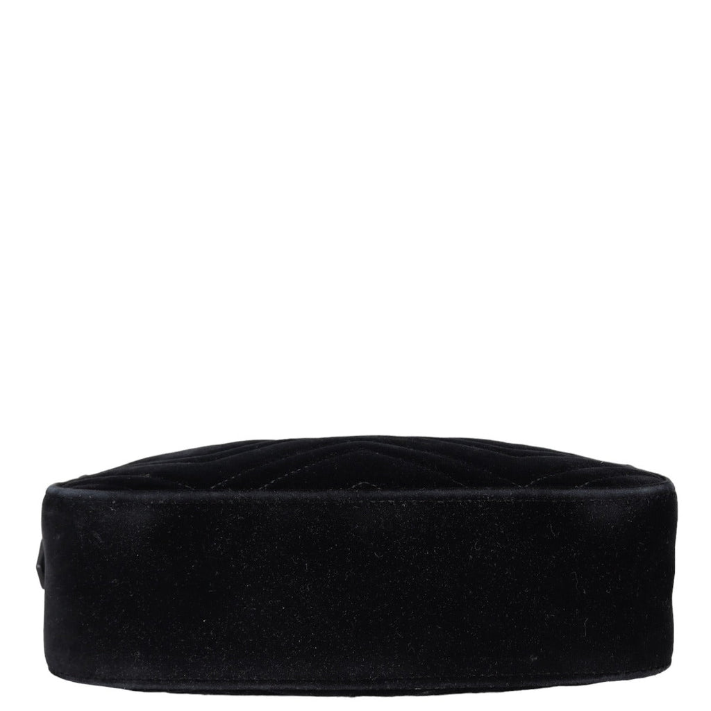 Gucci GG Marmont Velvet Small Camera Bag