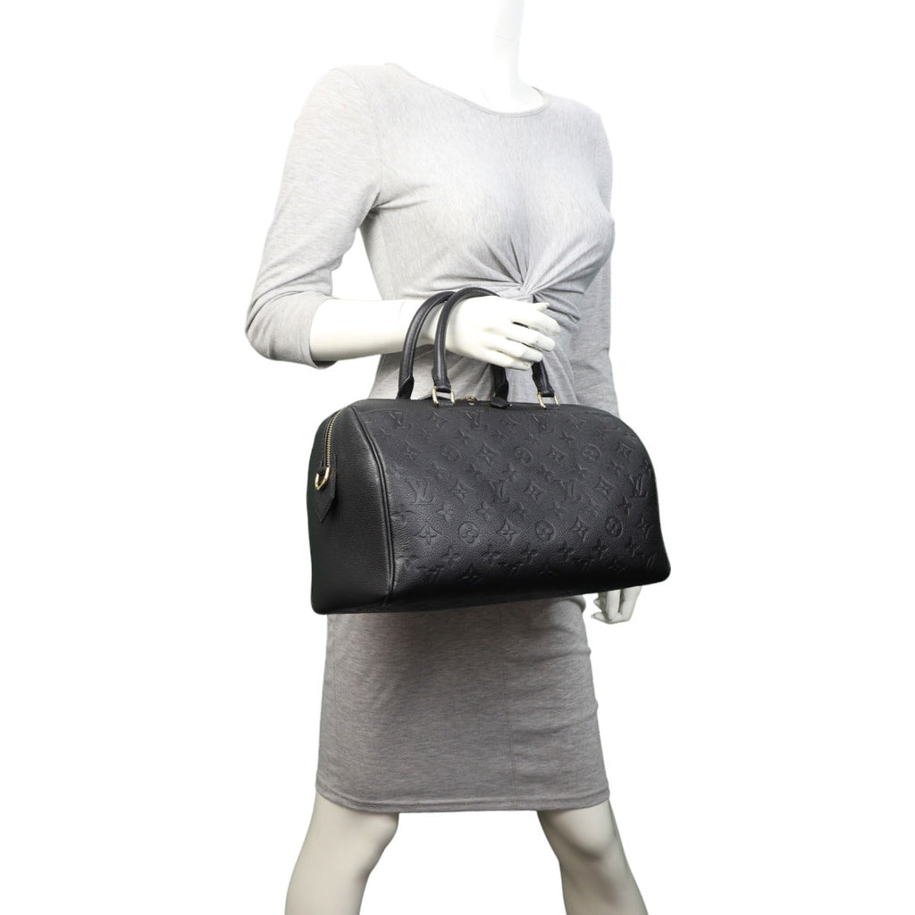 Louis Vuitton Speedy 30 Bandouliere Monogram Empreinte