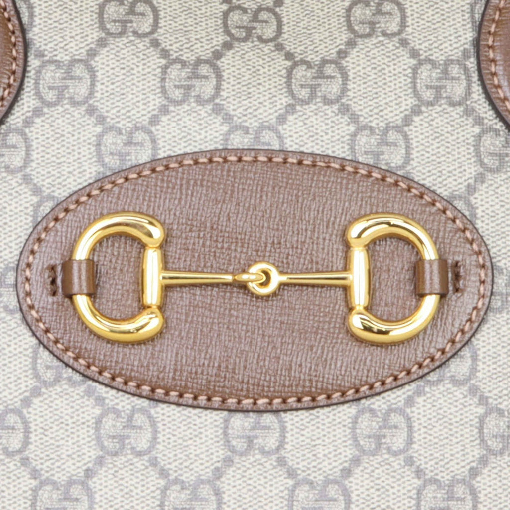 Gucci GG Supreme 1955 Horsebit Top Handle Bag Medium