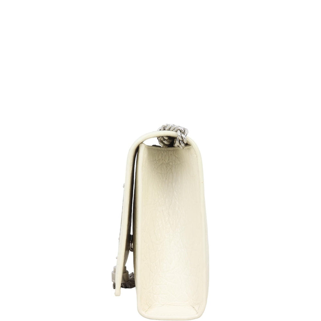 Saint Laurent Kate Tassel Medium Chain Bag Croc-Embossed