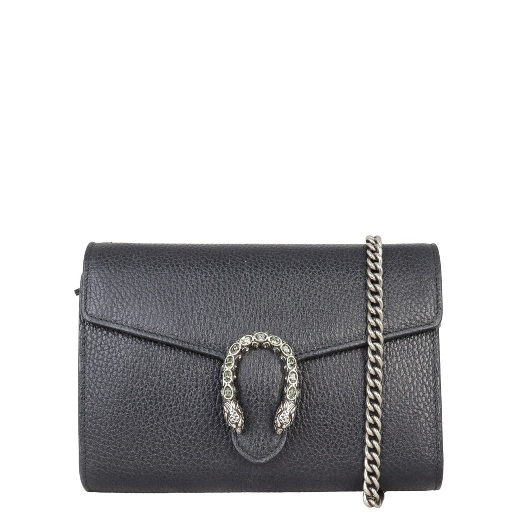 Gucci Dionysus Mini Leather Chain Wallet