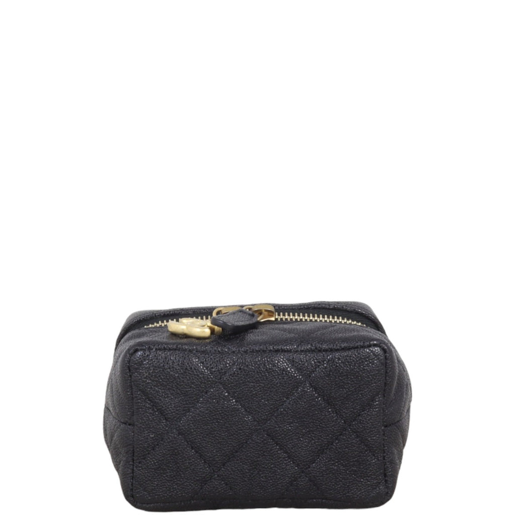 Chanel Top Handle Vanity Case Chain Bag Mini