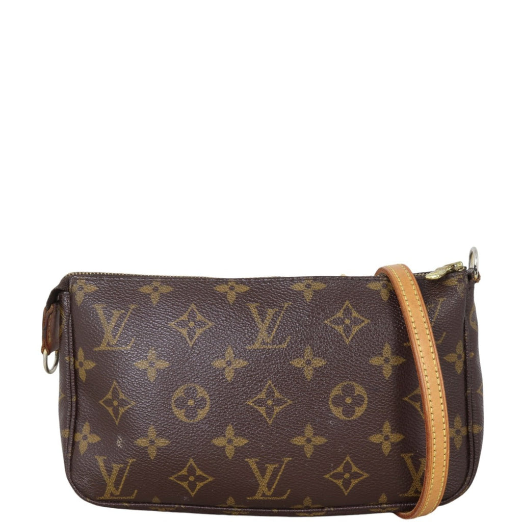 Louis Vuitton Pochette Accessories Monogram with Long Strap