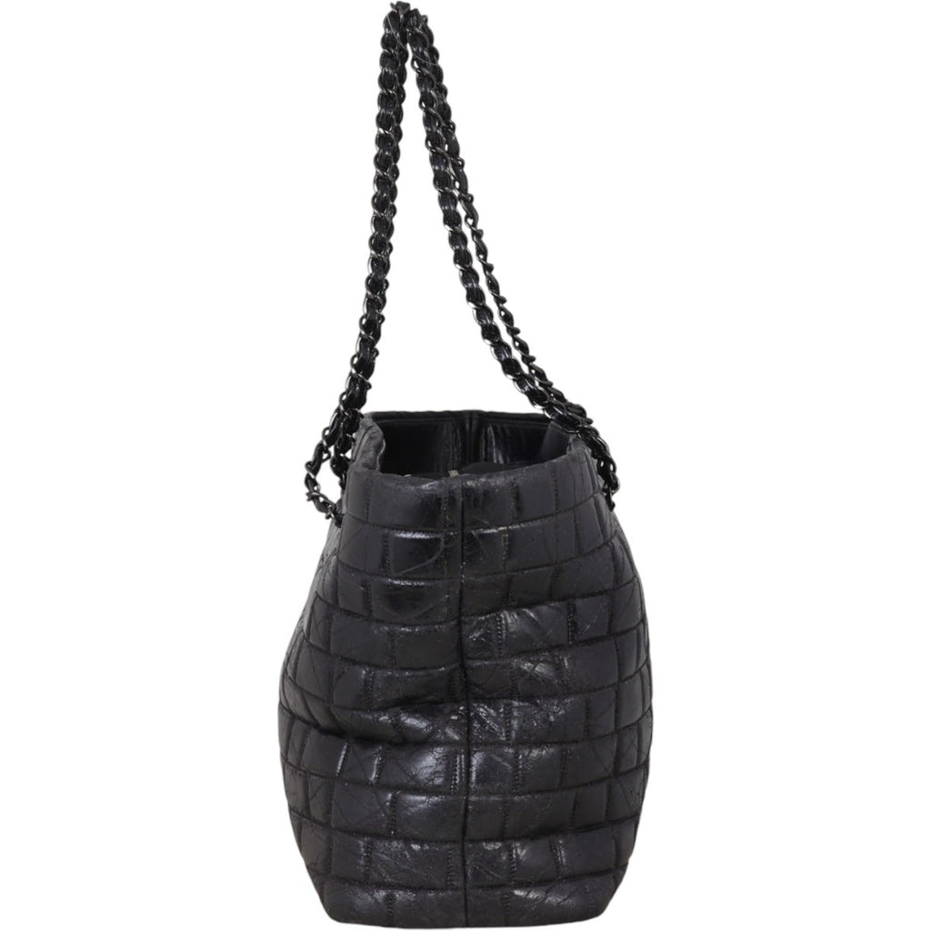Chanel Chocolate Bar Chain Vinyl Tote