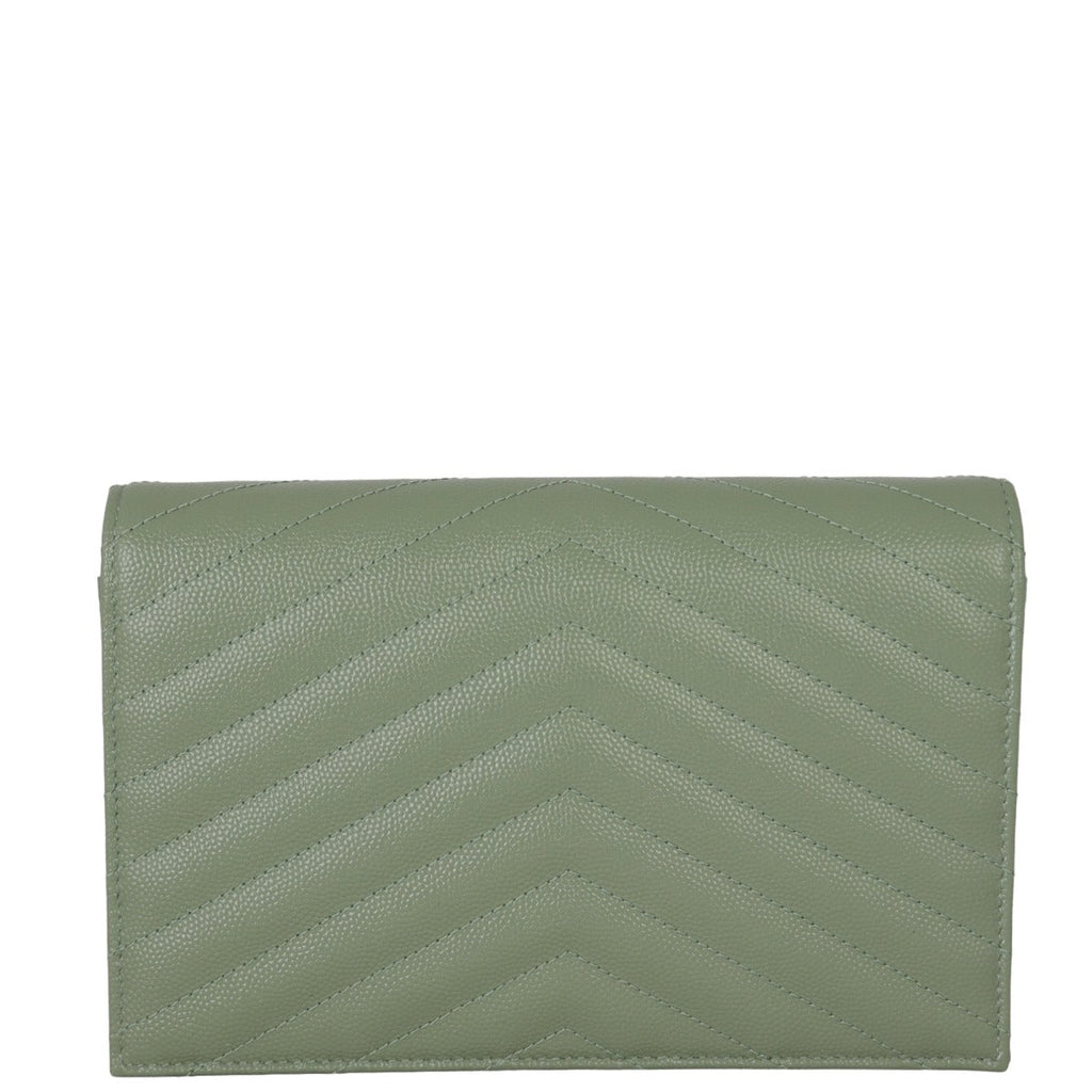 Saint Laurent Cassandre Envelope Chain Wallet