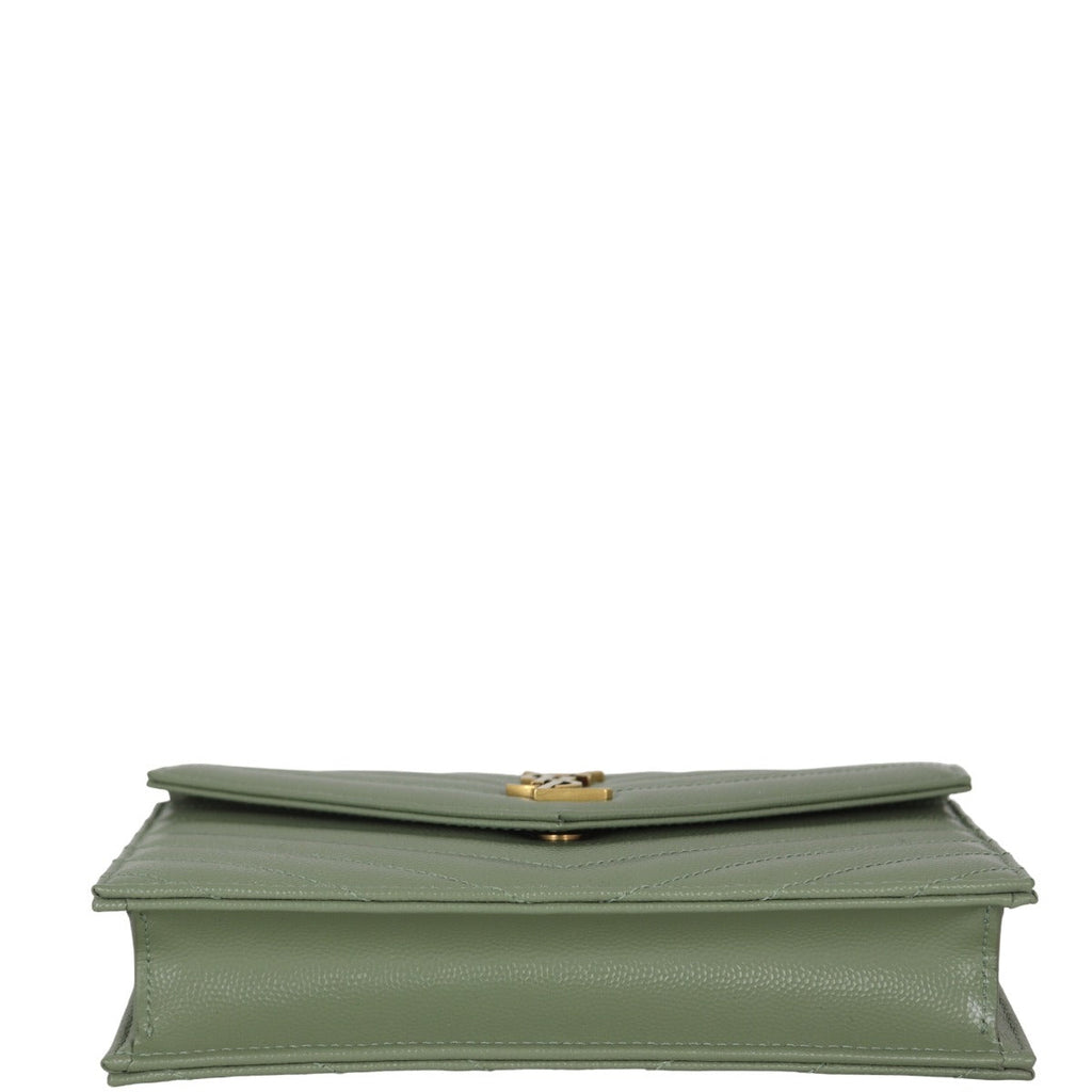 Saint Laurent Cassandre Envelope Chain Wallet
