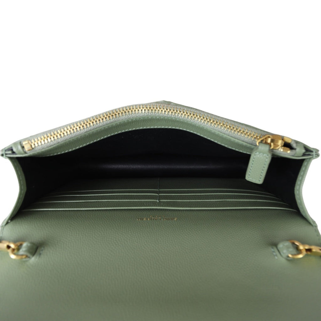 Saint Laurent Cassandre Envelope Chain Wallet