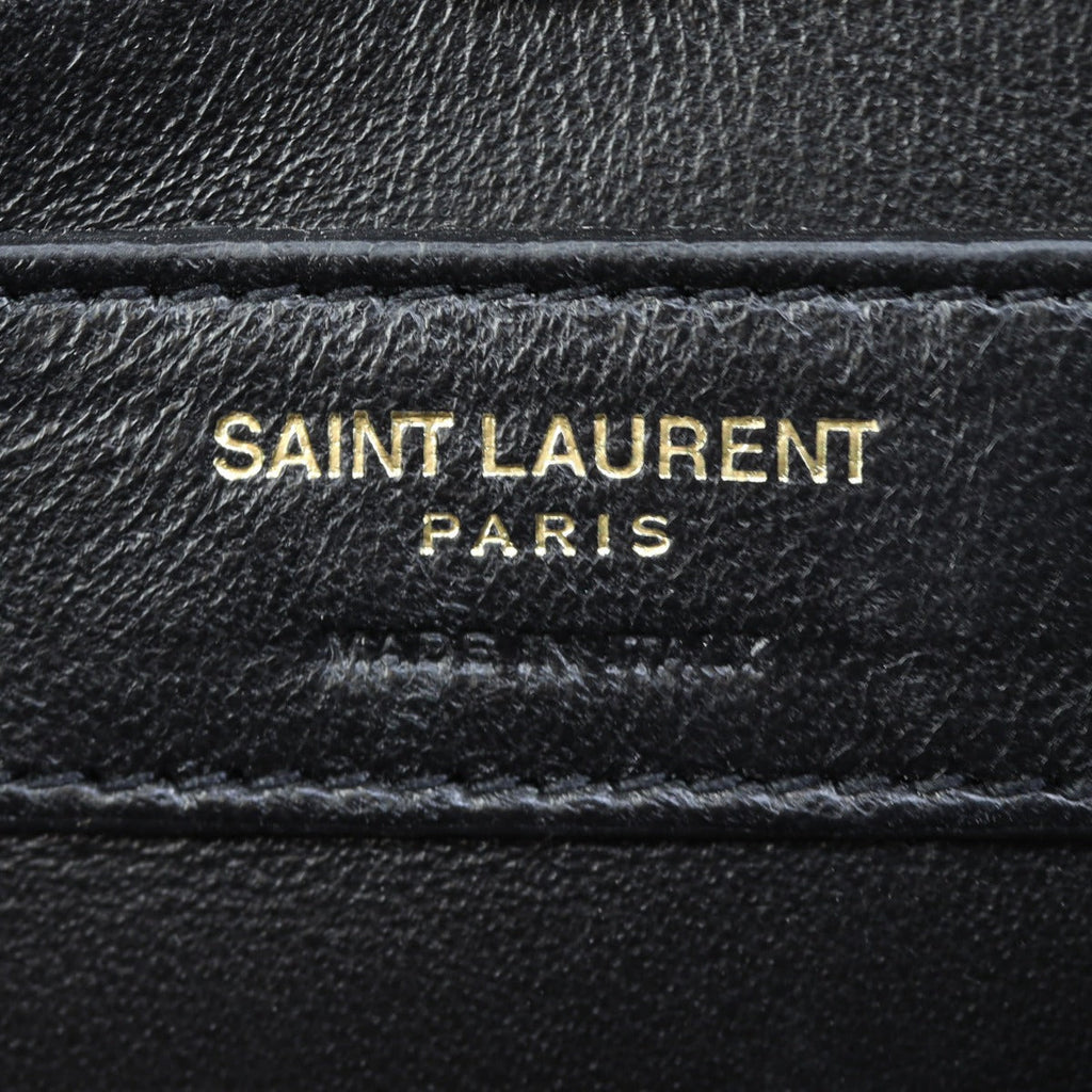 Saint Laurent Kate Tassel Chain Bag Small Croc Embossed