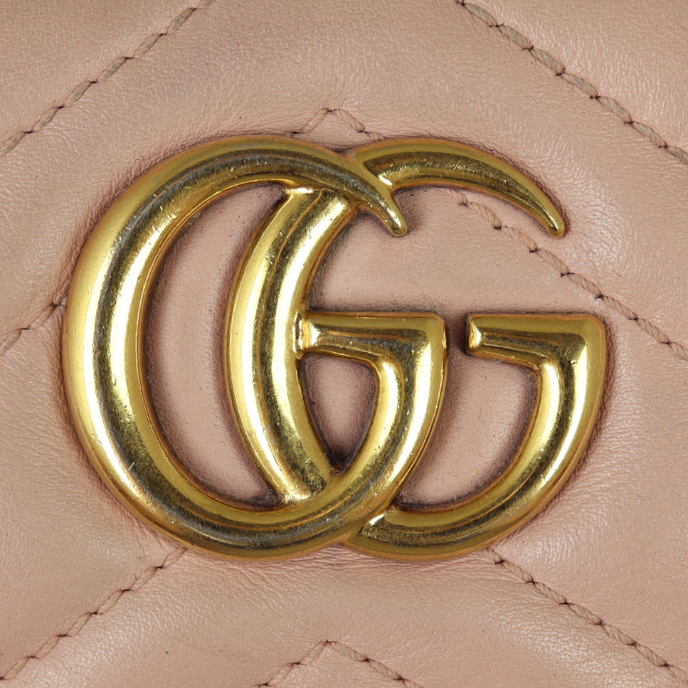 Gucci GG Marmont Matelasse Mini Chain Bag
