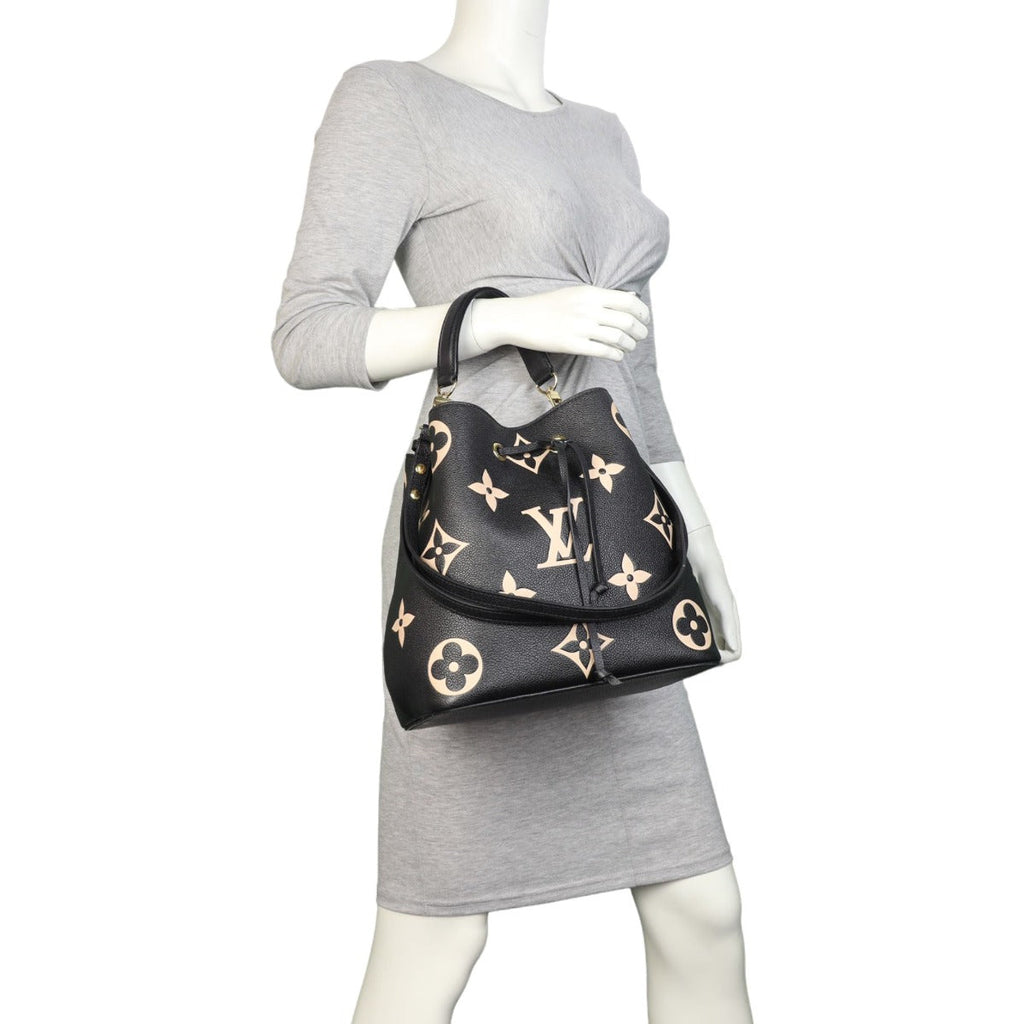 Louis Vuitton NeoNoe MM Monogram Empreinte Giant Bicolour