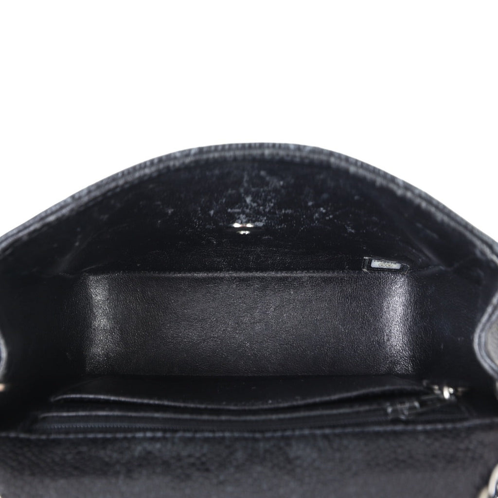 Chanel Classic Flap Mini Square | Black Quilted Caviar