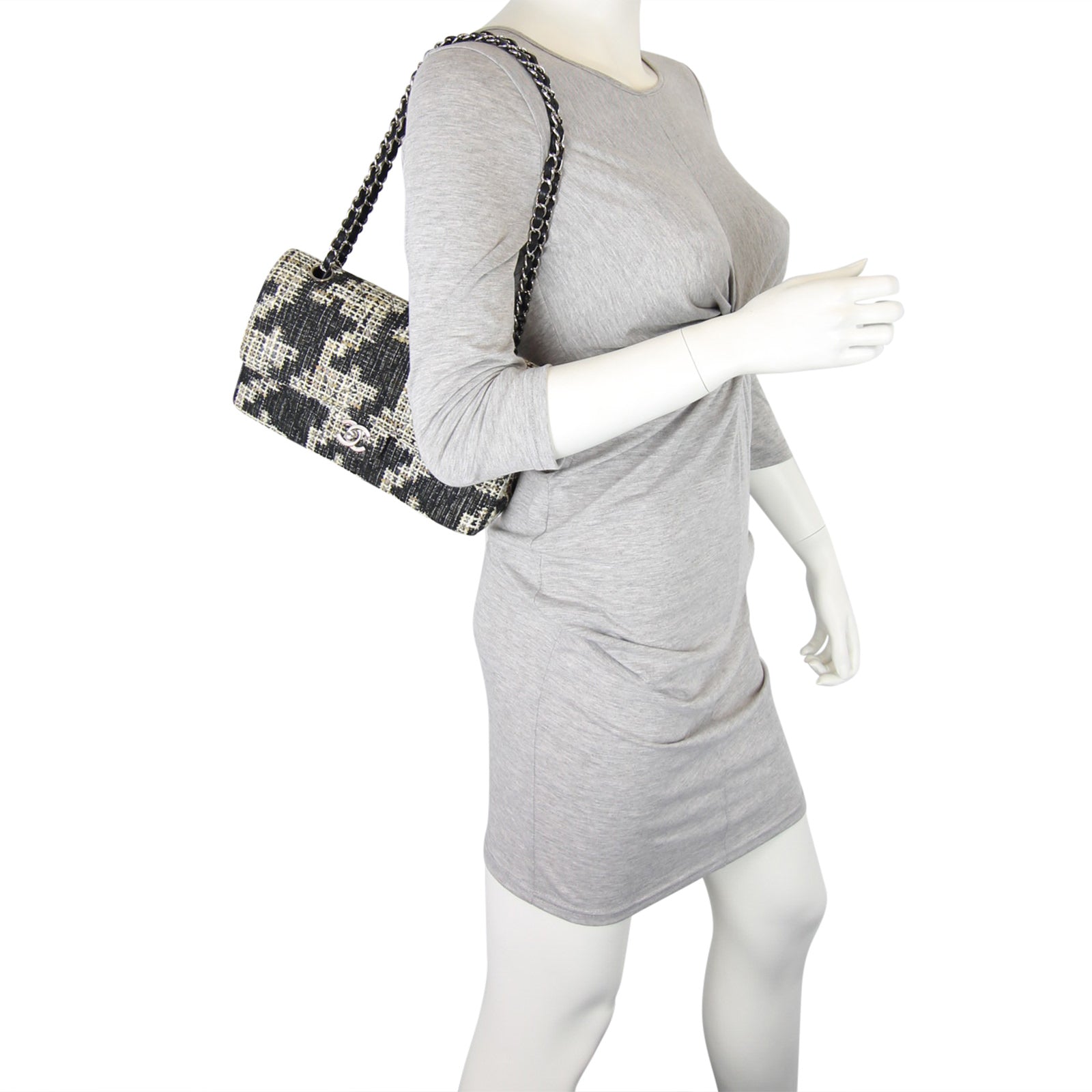 Chanel Classic Double Flap Medium Tweed