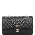 Chanel Classic Double Flap Medium | Black Lambskin