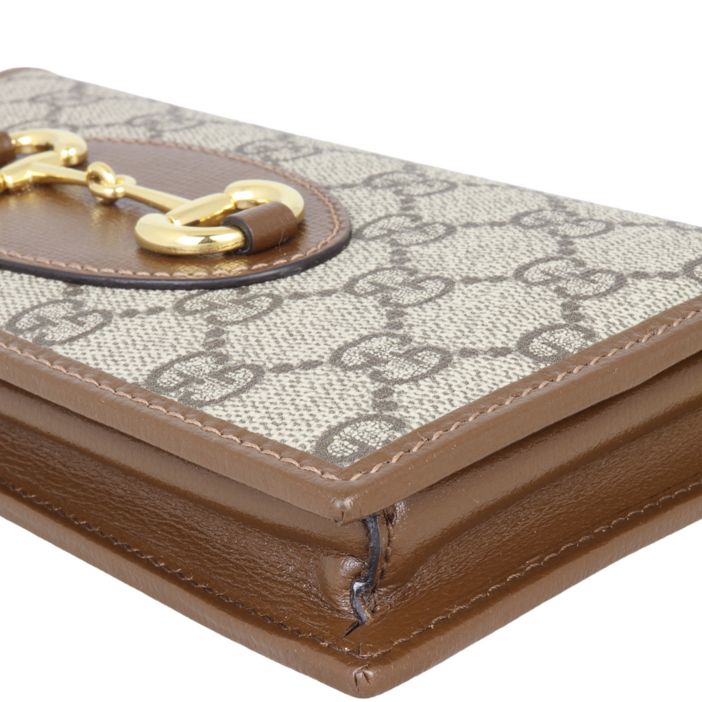 Gucci GG Supreme Horsebit 1955 Chain Wallet