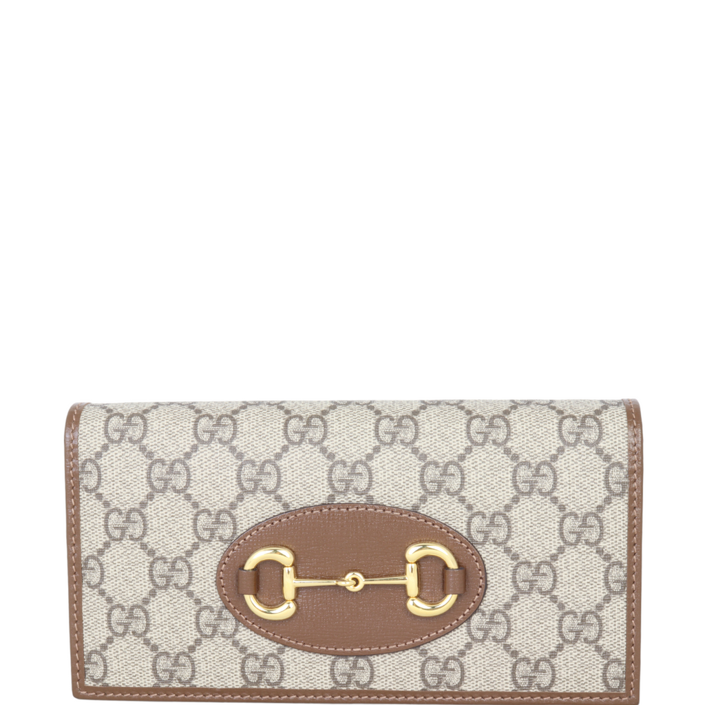 Gucci GG Supreme Horsebit 1955 Chain Wallet