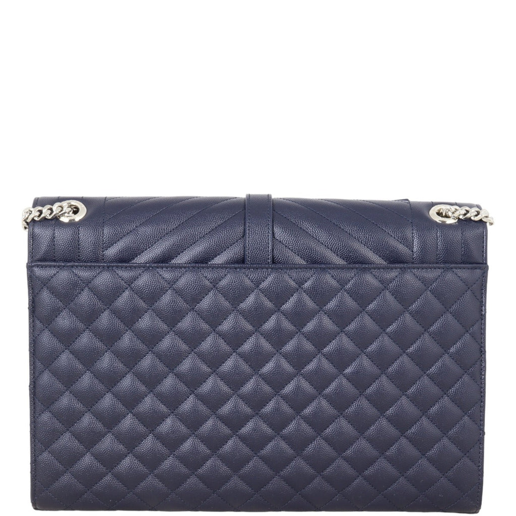 Saint Laurent Monogram Mix Matelasse Envelope Chain Bag Large
