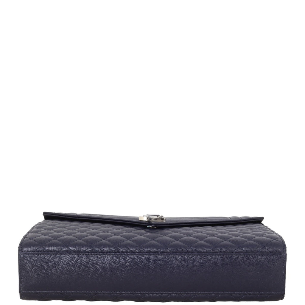 Saint Laurent Monogram Mix Matelasse Envelope Chain Bag Large