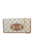 Gucci GG Supreme Horsebit 1955 Chain Wallet