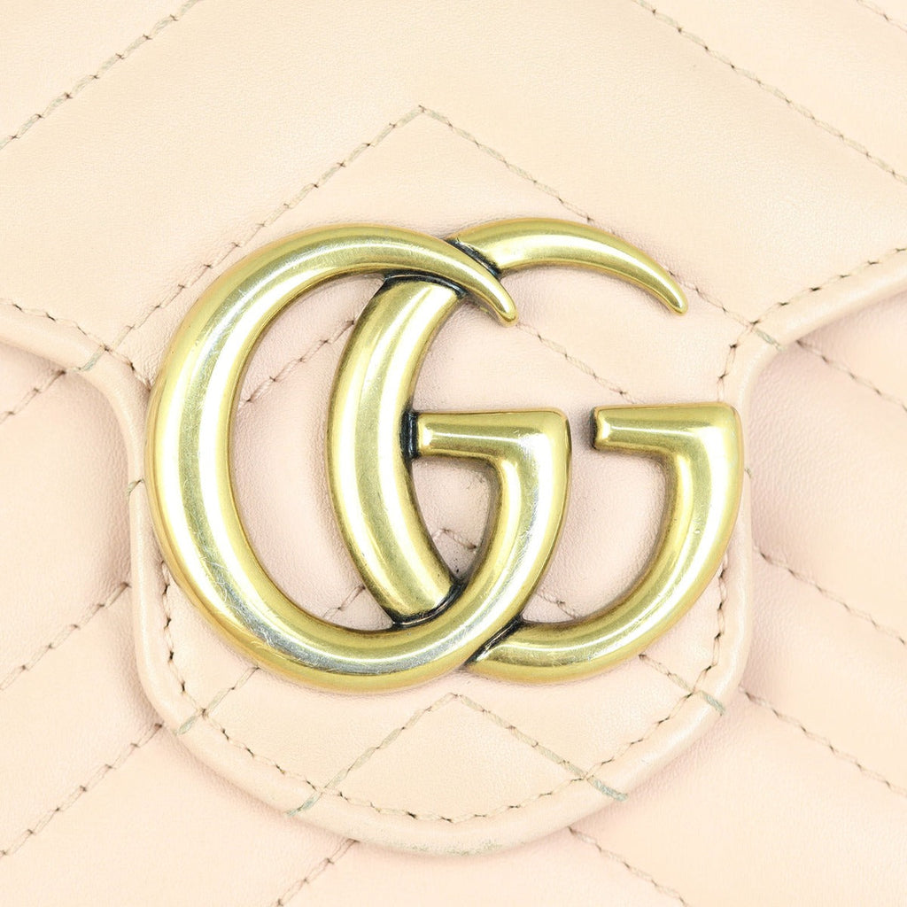 Gucci GG Marmont Matelasse Chain Wallet