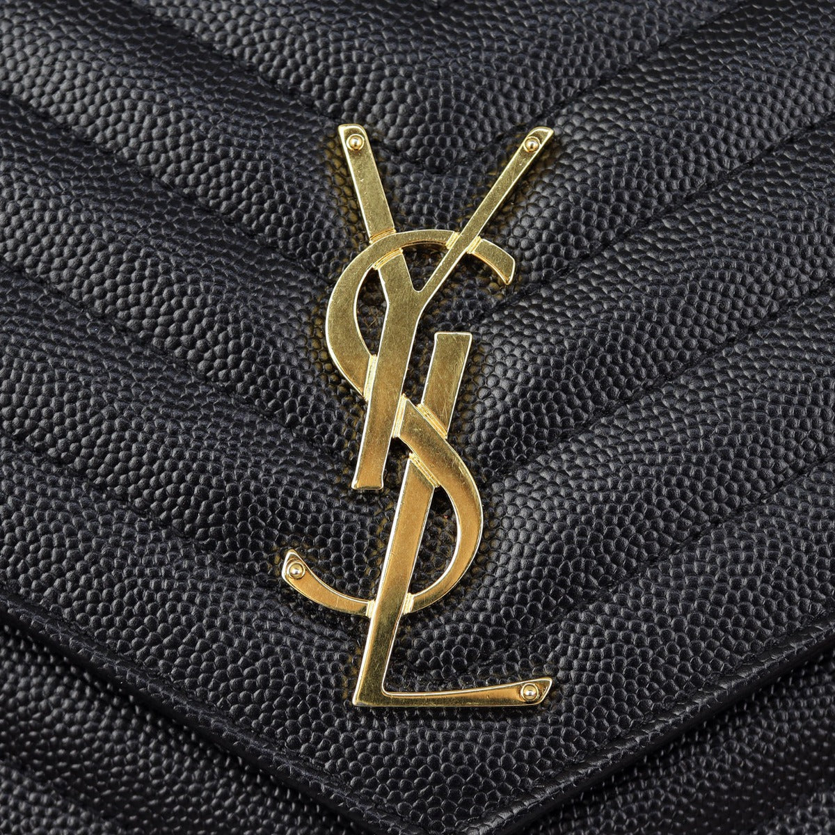 Saint Laurent Monogram Envelope Chain Wallet