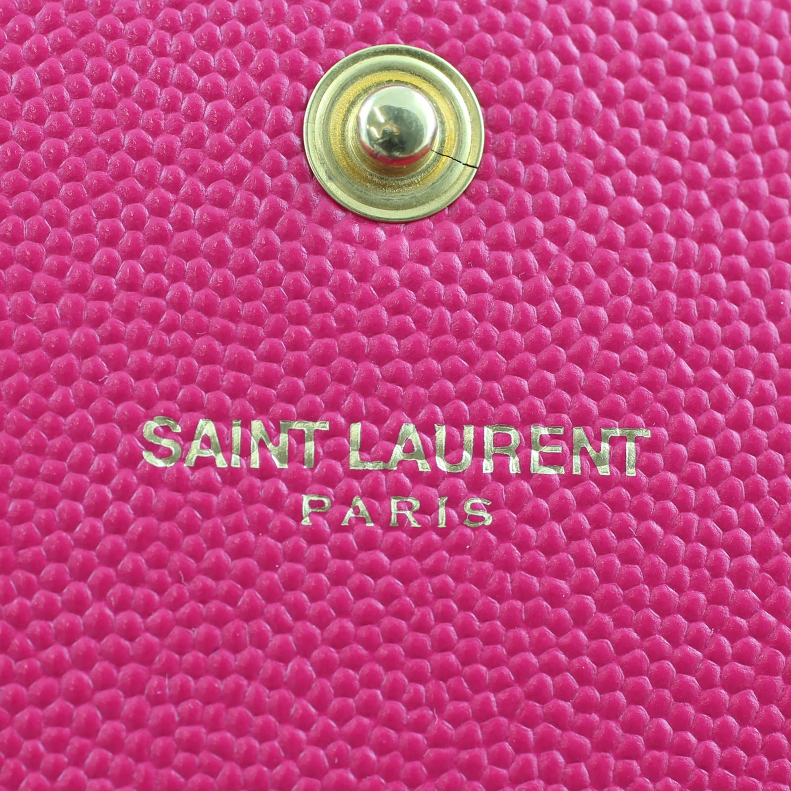 Saint Laurent Monogram Wallet on Chain