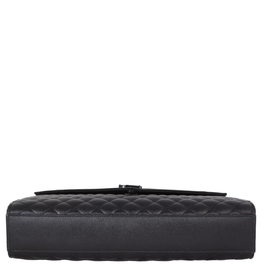 Saint Laurent Monogram Mix Matelasse Envelope Chain Bag Large