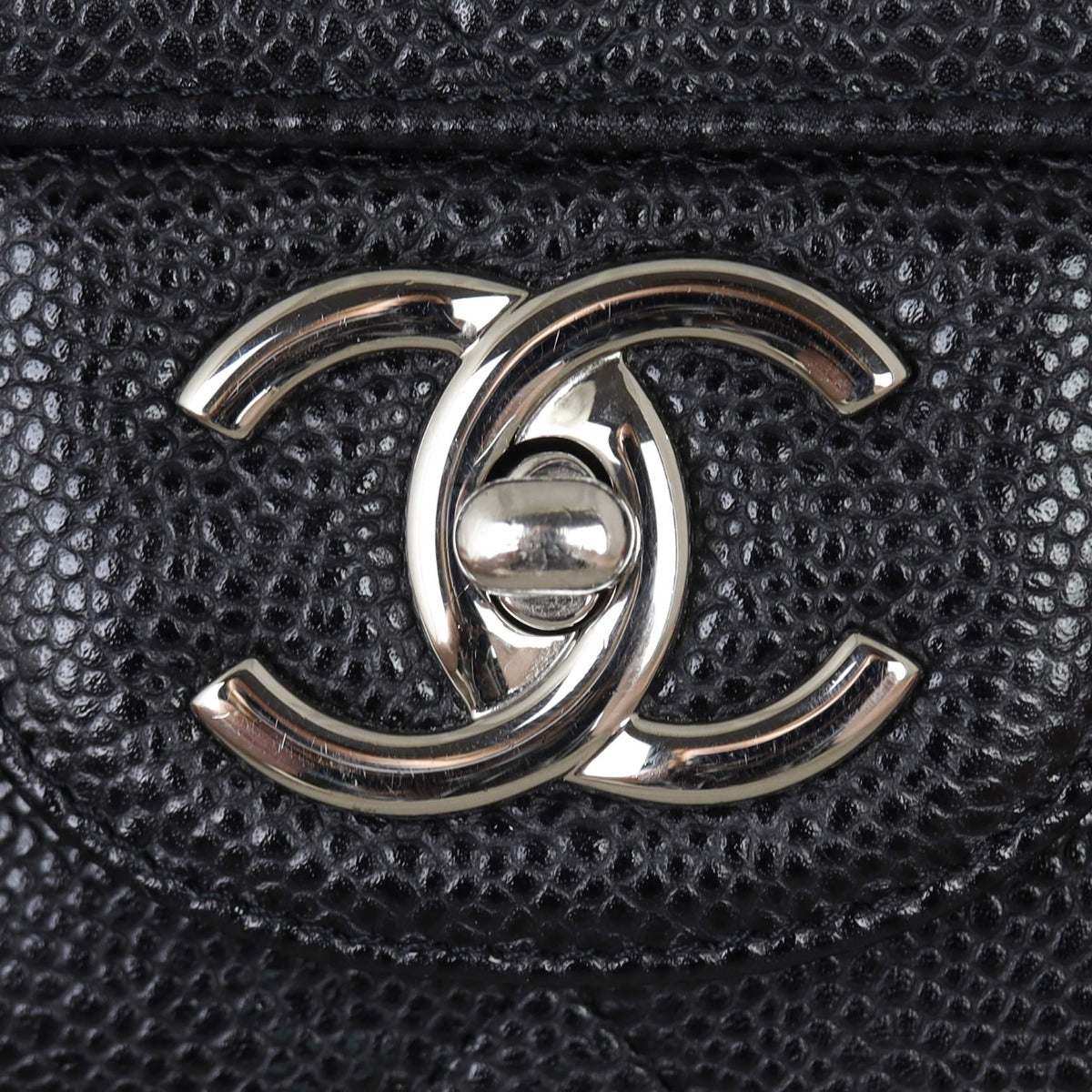 Chanel Classic Double Flap Maxi | Black Caviar