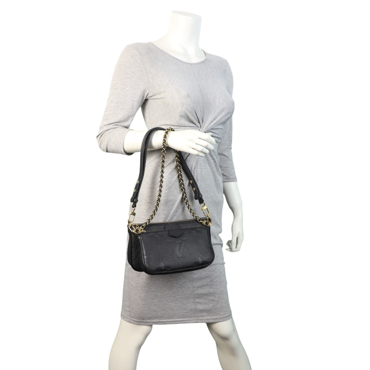 Louis Vuitton Multi Pochette Accessoires Monogram Empreinte