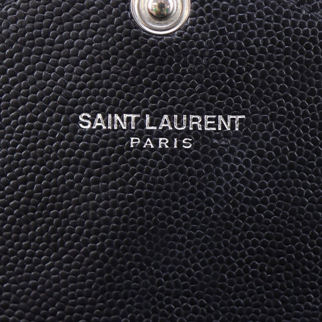 Saint Laurent Monogram Envelope Wallet with Short Chain