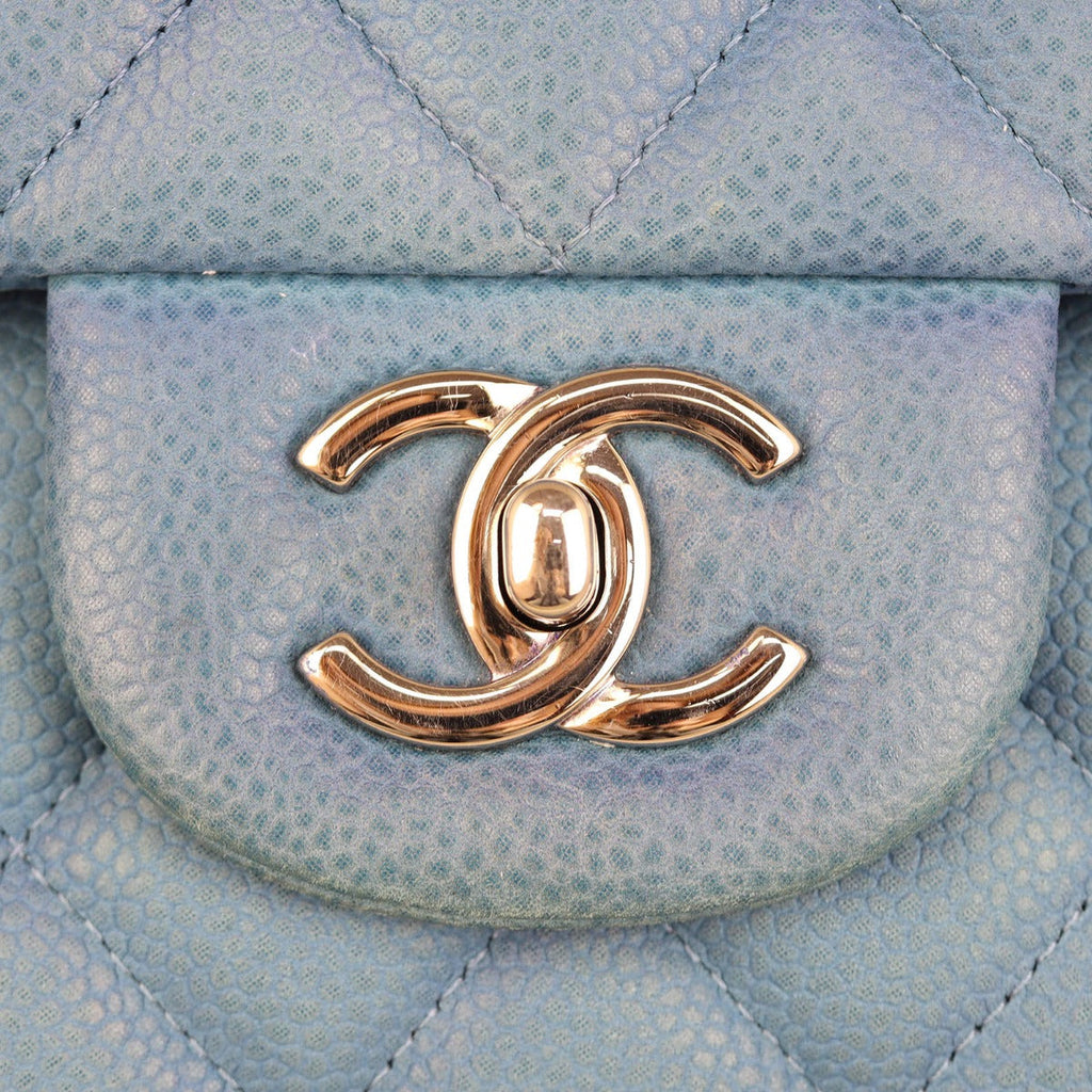 Chanel Classic Double Flap Jumbo | Blue