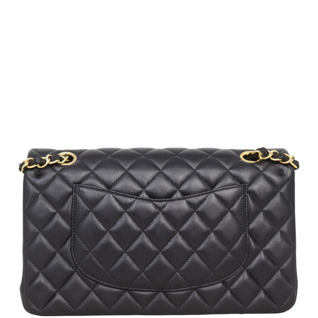 Chanel Classic Double Flap Medium | Black Lambskin Gold Hardware