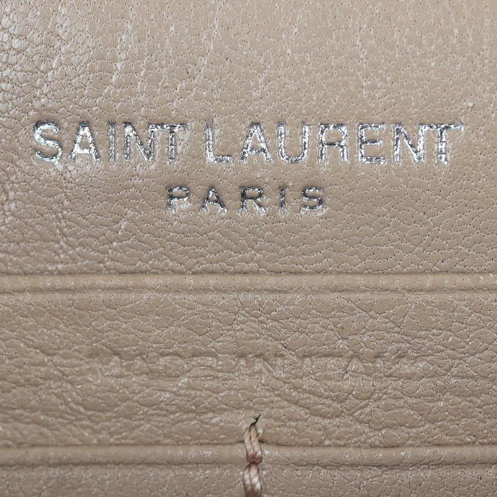 Saint Laurent Monogram Mix Matelasse Envelope Wallet on Chain
