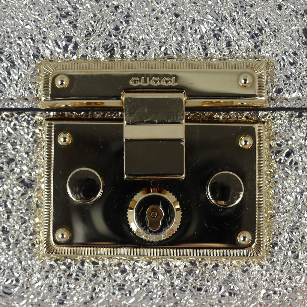 Gucci Padlock Metallic Small Shoulder Bag