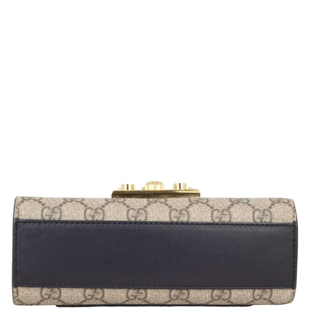 Gucci GG Supreme Padlock Small Shoulder Bag