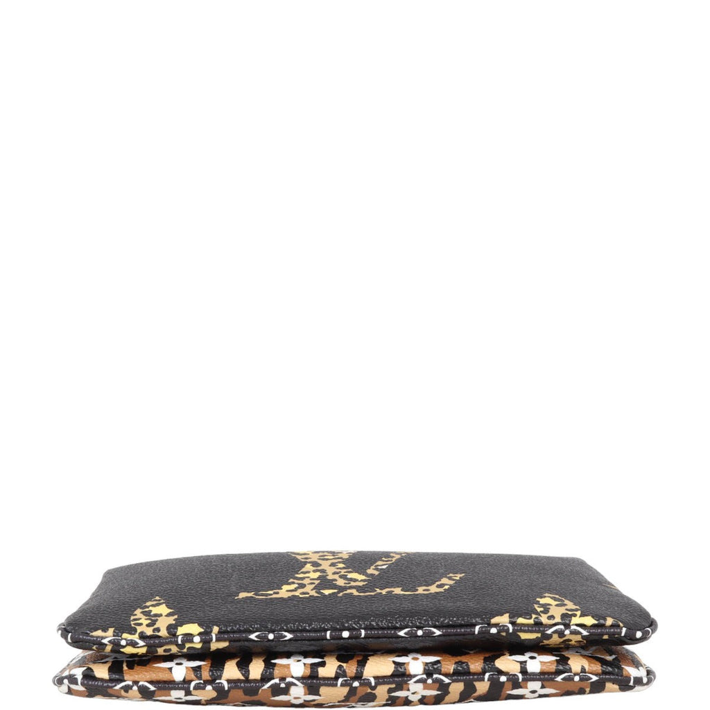Louis Vuitton Pochette Double Zip Monogram Giant Jungle