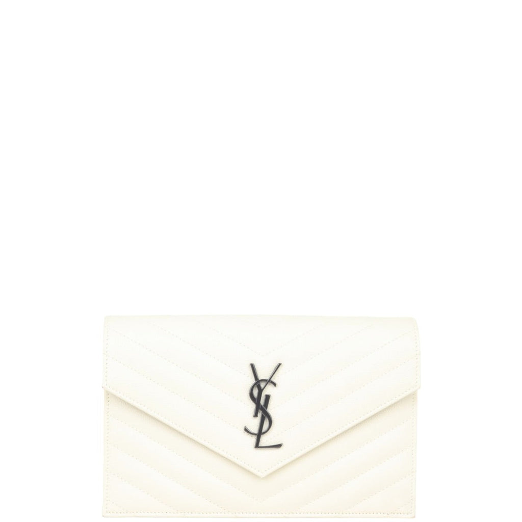 Saint Laurent Cassandre Envelope Chain Wallet