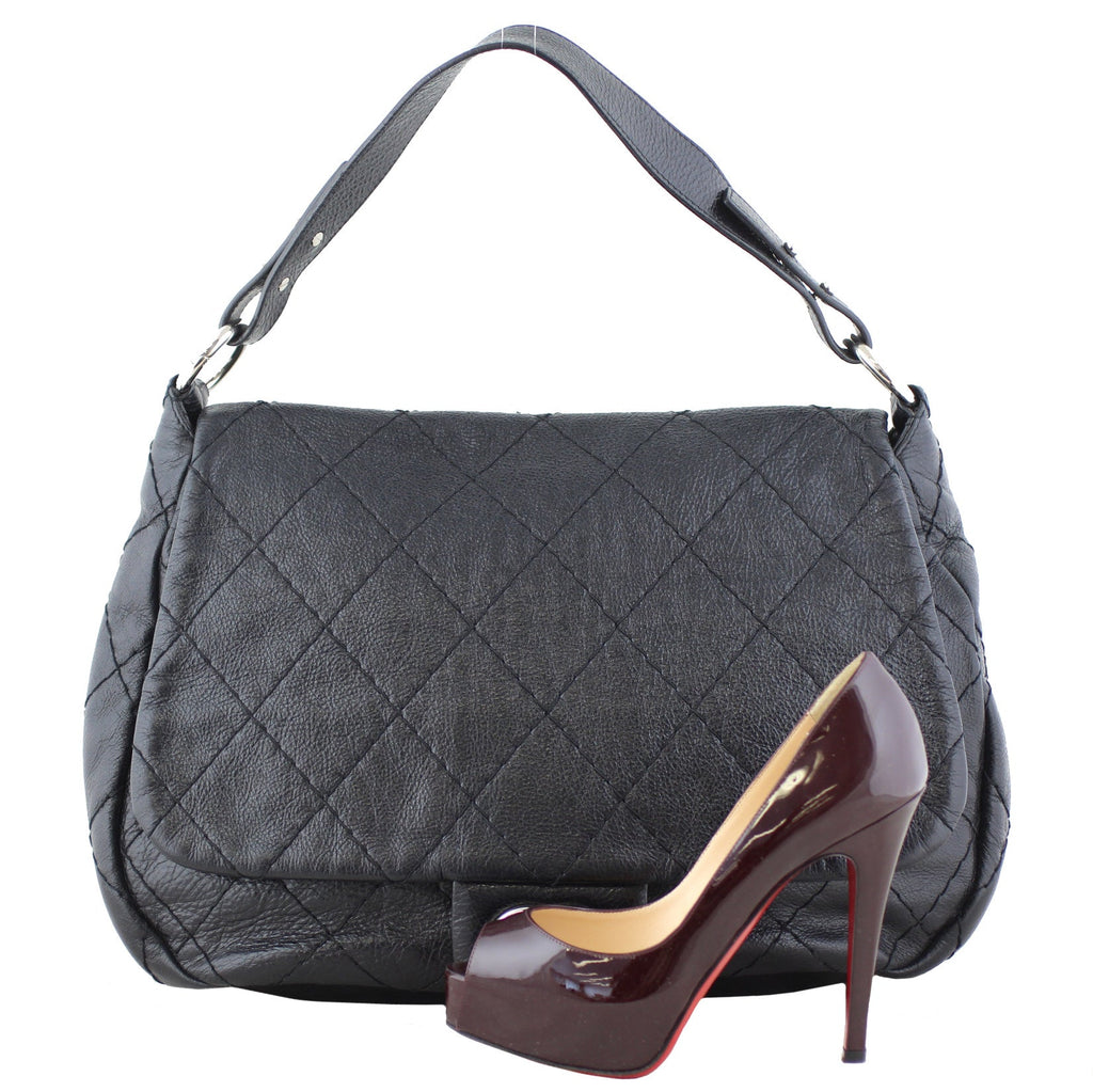 Chanel CC Top Handle Flap Bag