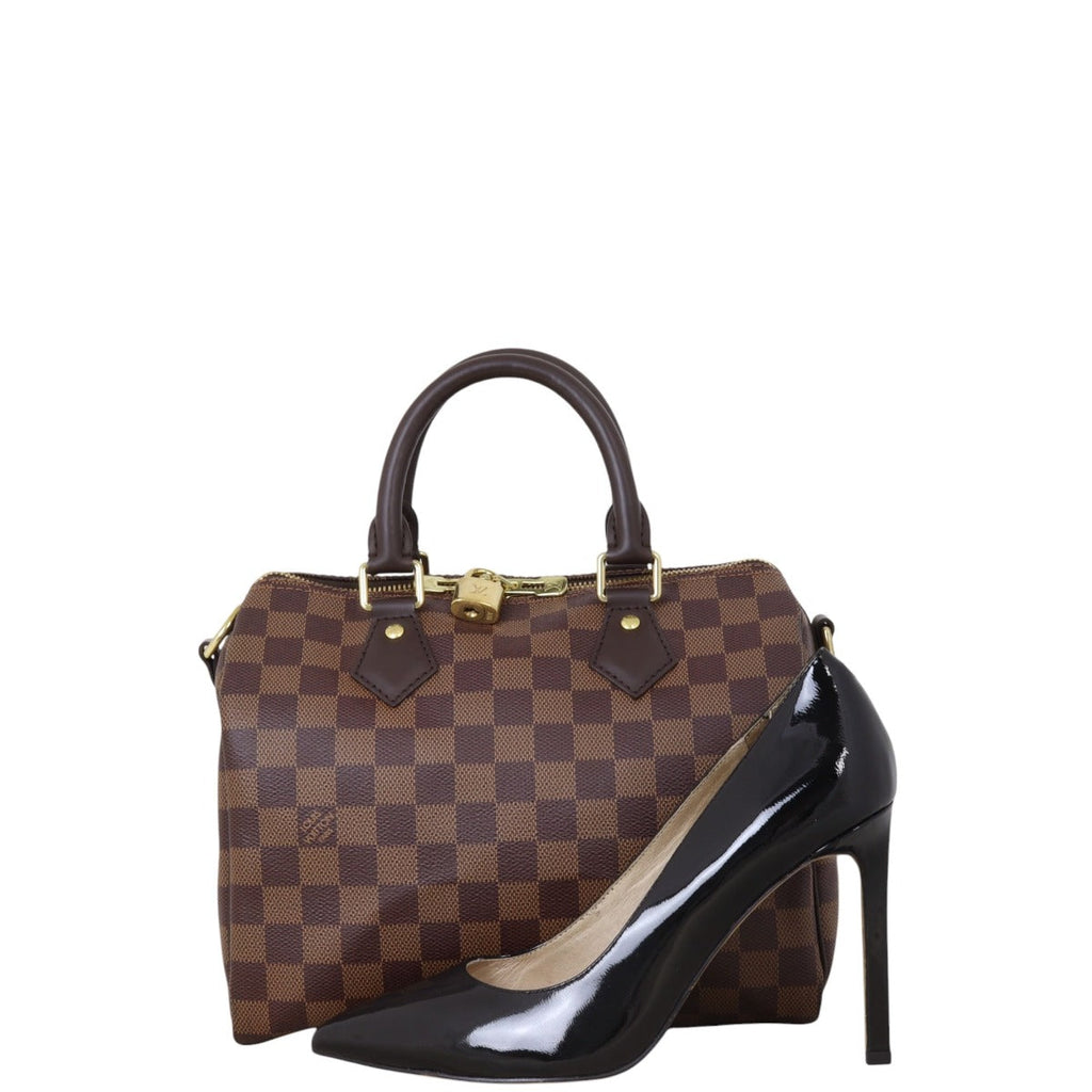 Louis Vuitton Speedy 25 Bandouliere Damier Ebene