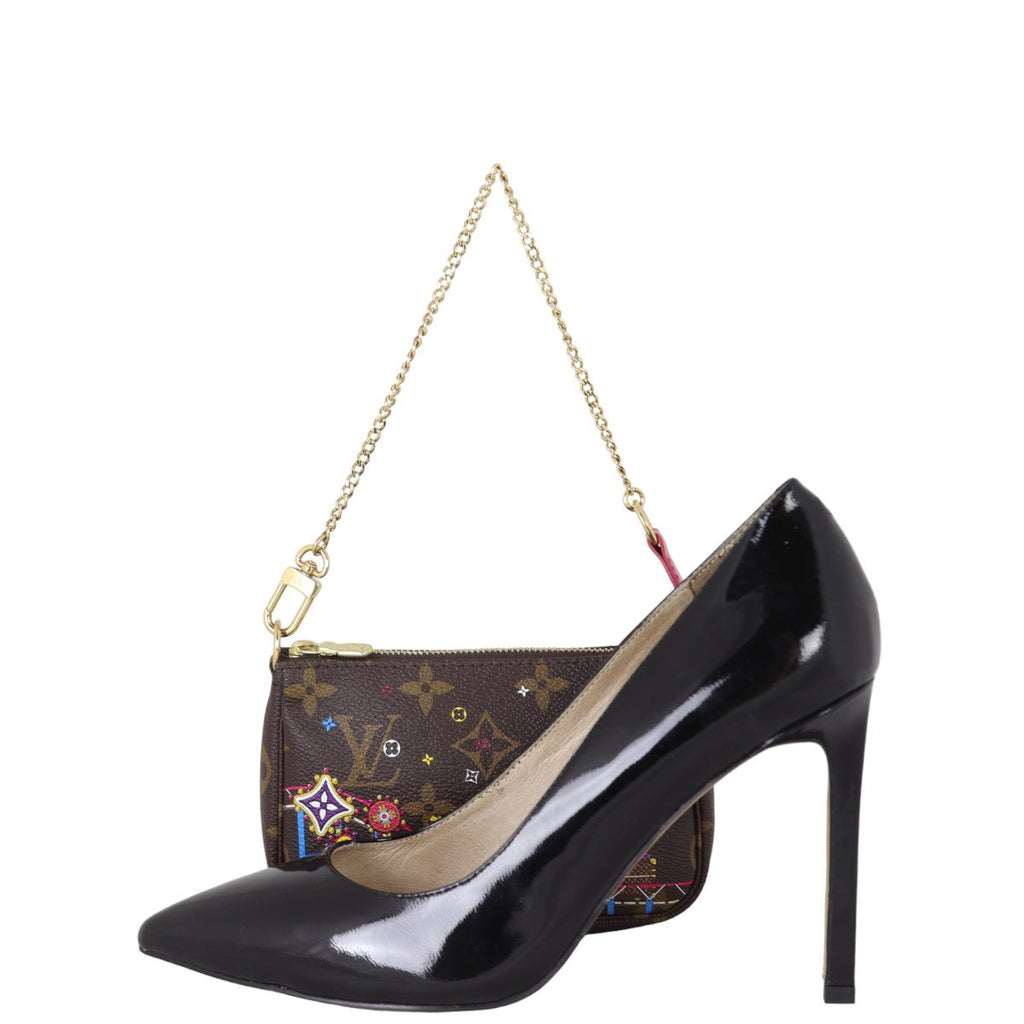 Louis Vuitton Mini Pochette Accessoires Monogram Vivienne Christmas Print 2020