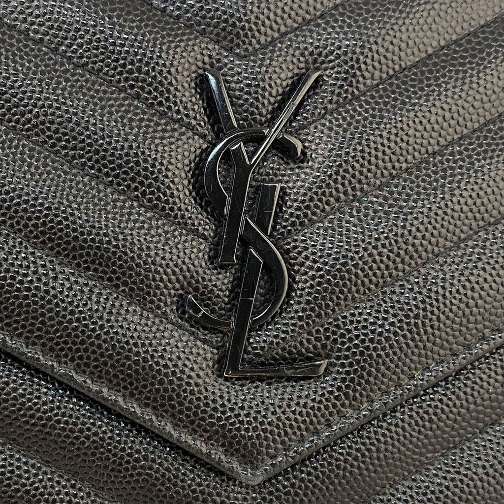 Saint Laurent Monogram Envelope Chain Wallet