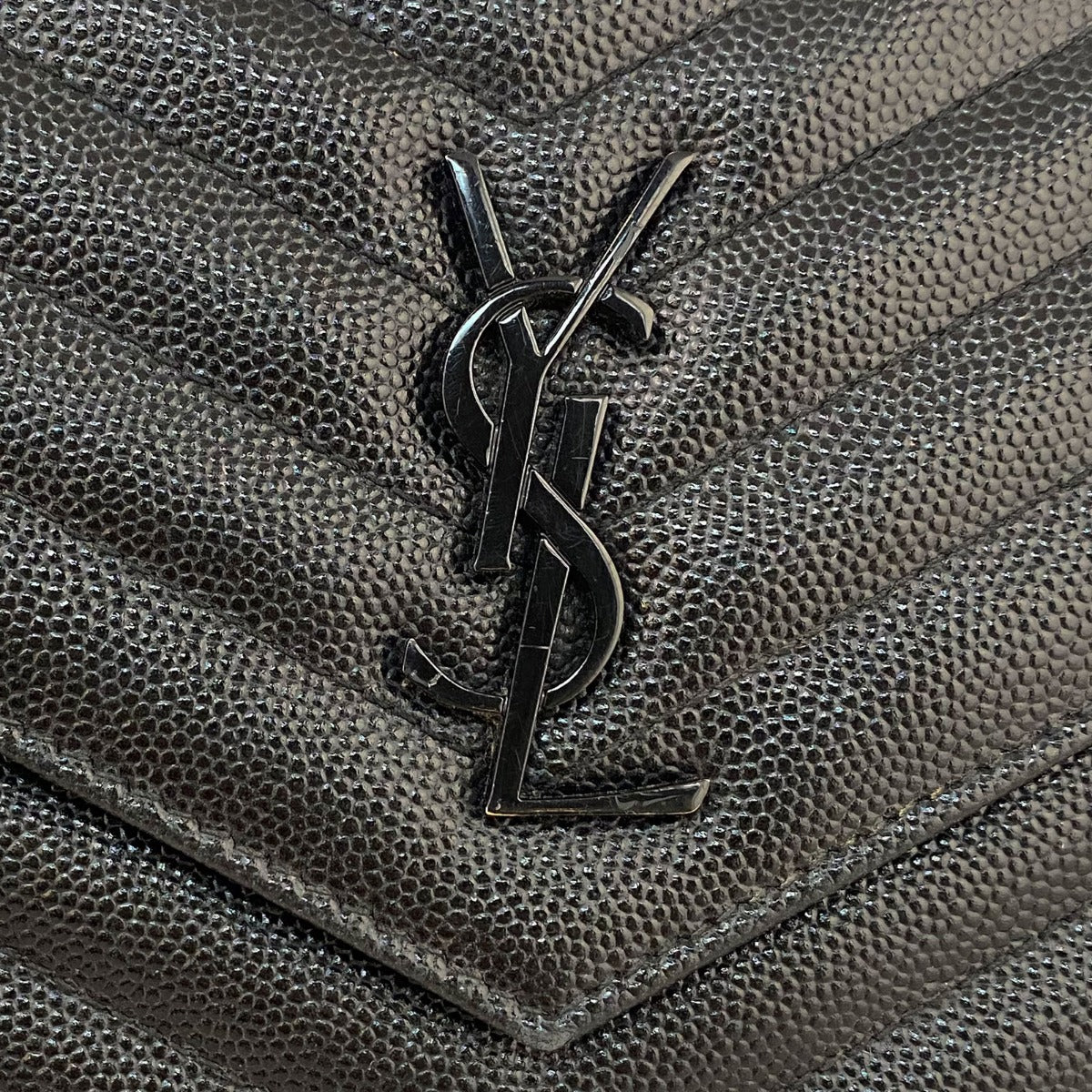 Saint Laurent Monogram Envelope Chain Wallet