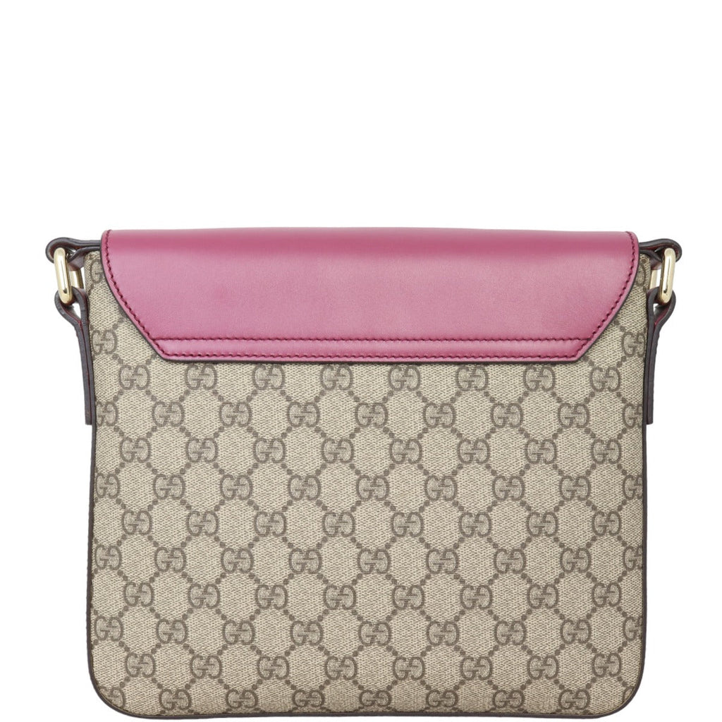 Gucci GG Supreme Leather Flap Shoulder Bag