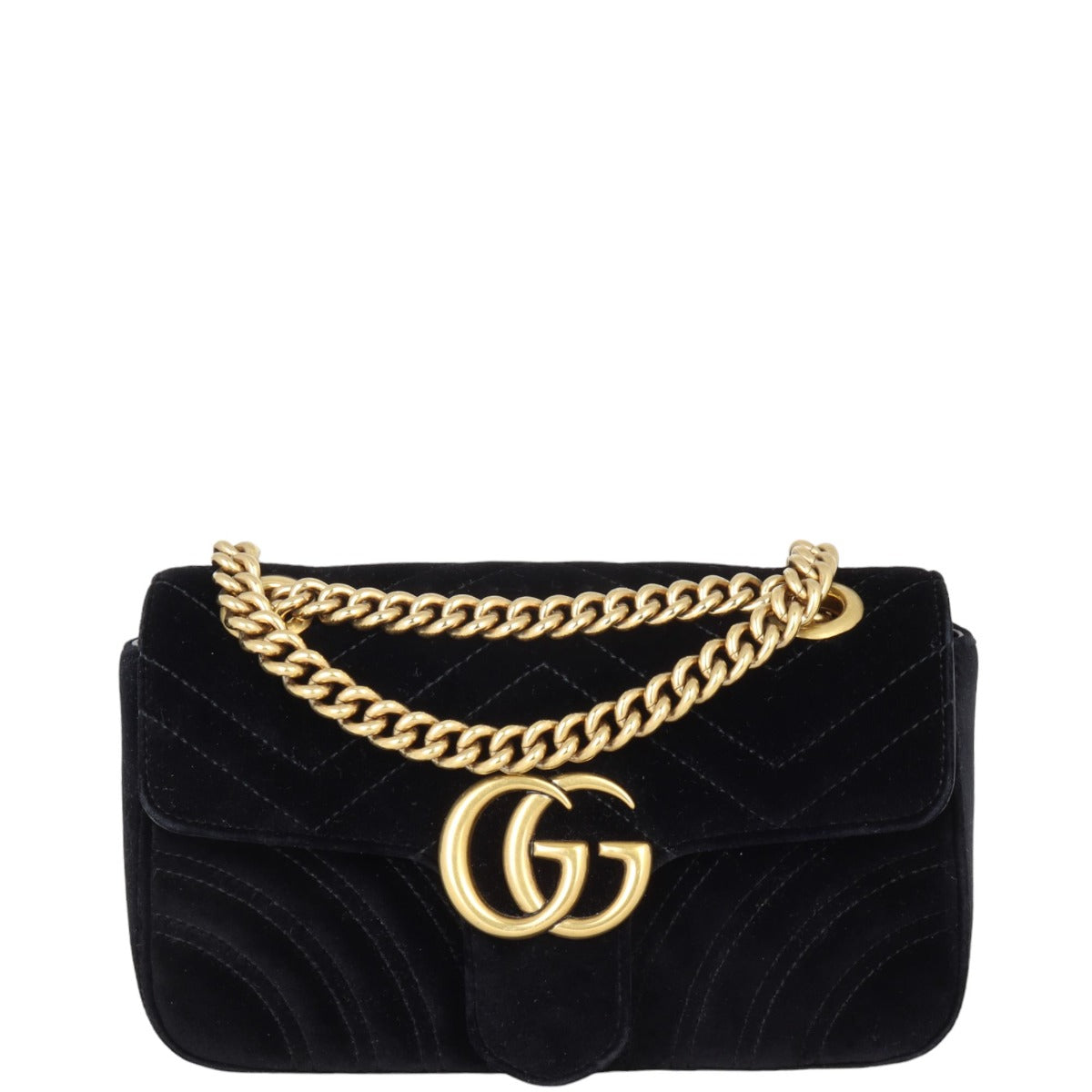 Gucci Marmont Velvet Mini Shoulder Bag